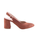 Brown Thick Heel Ankle Strap Dress Shoes MA-028 image 5