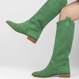 Green Western Cowboy Boots for Women RA-8011 image 0