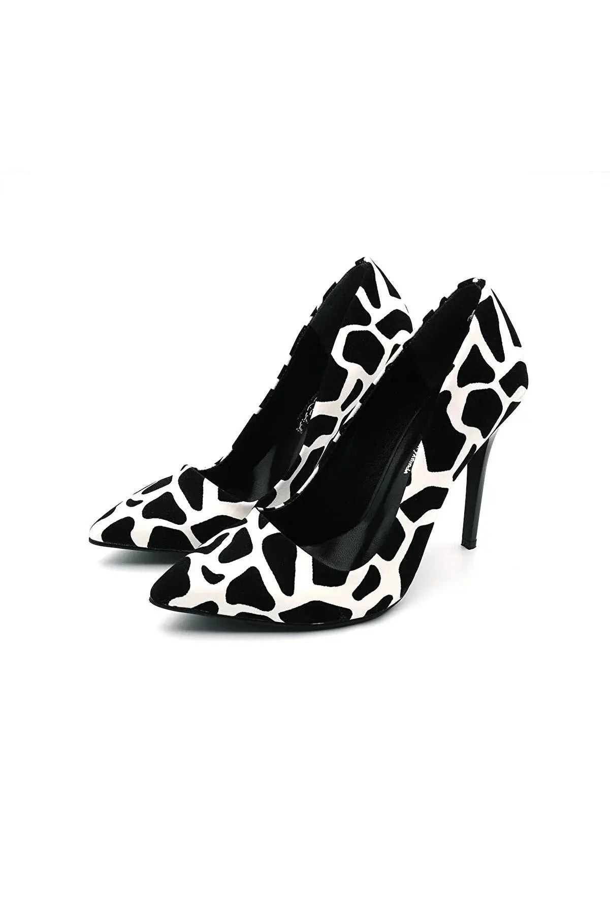 Dalmaçya Baskı Kadın Stiletto Topuklu Ayakkabı MA-021 RUBRICA 
