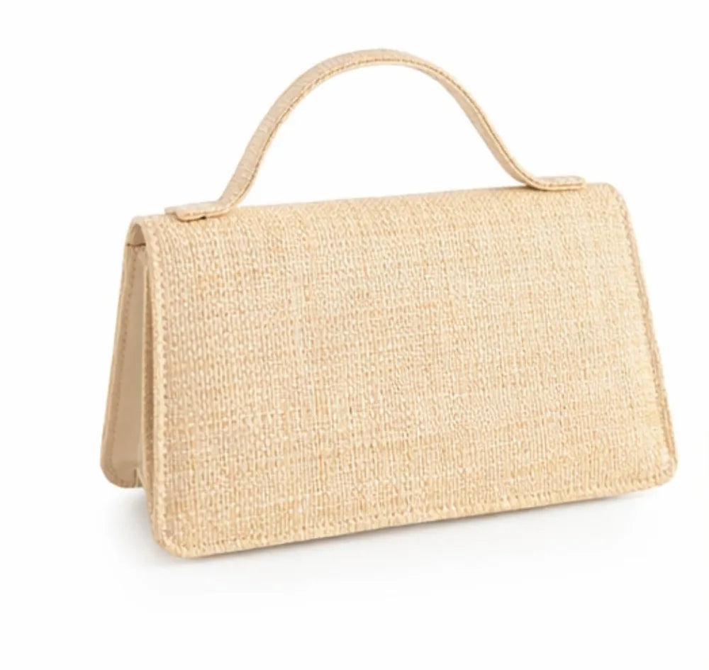 Bej Fiyonklu Kadın Abiye Çanta SH-02