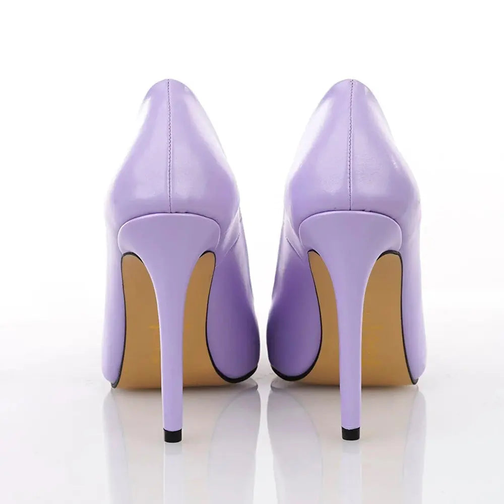 Lila Stiletto Topuklu Ayakkabı MA-021 RUBRICA