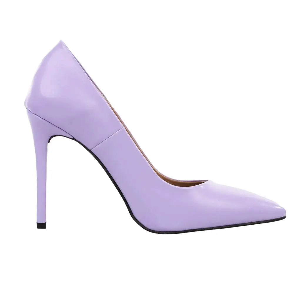 Lila Stiletto Topuklu Ayakkabı MA-021 RUBRICA