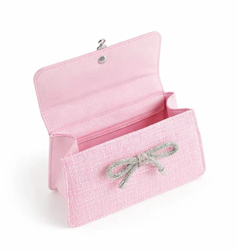 Pembe Fiyonklu Kadın Abiye Çanta SH-02