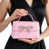 Pembe Fiyonklu Kadın Abiye Çanta SH-02