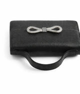 Siyah Fiyonklu Kadın Abiye Çanta SH-02