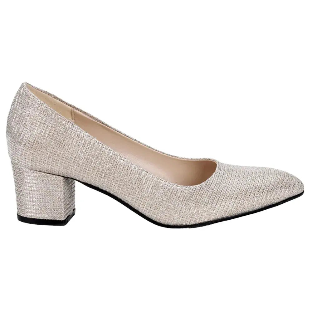 Altın Çupra Kısa Topuklu Ayakkabı MA-024