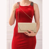 Altın Çupra Zincirli Abiye Çanta SH-01 RUBRICA 