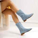 Bebe Mavi Kadın Yazlık Delikli Bot RA-8010