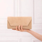 Bej Süet Zincirli Abiye Çanta SH-01 RUBRICA 