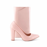 Bej Topuklu Ayakkabı Çanta Set RA-023 RUBRICA 