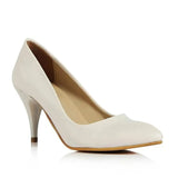 Beyaz 7 cm Topuklu Ayakkabı MA-017