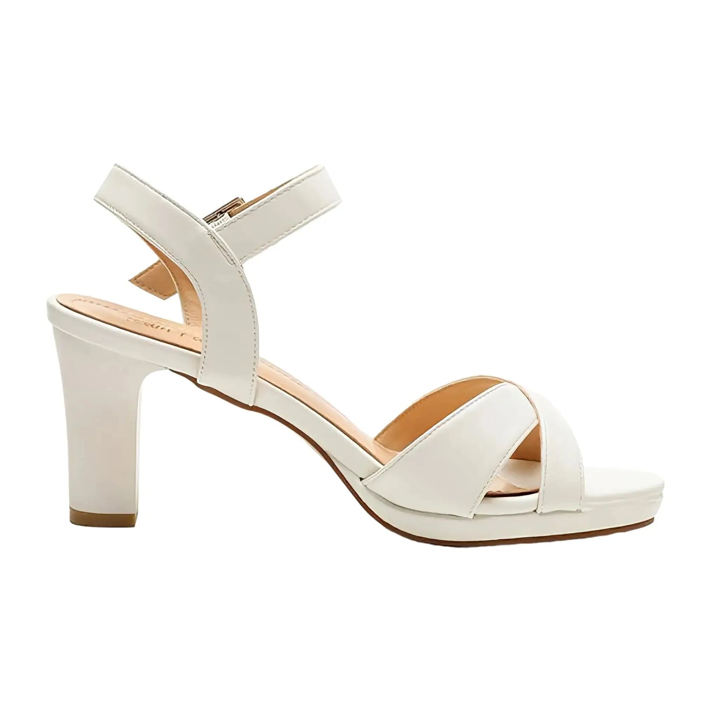 Beyaz Bilekten Bağlamalı Sandalet RA-160