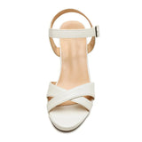 Beyaz Bilekten Bağlamalı Sandalet RA-160
