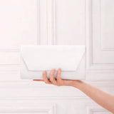 Beyaz Cilt Zincirli Abiye Çanta SH-01 RUBRICA 