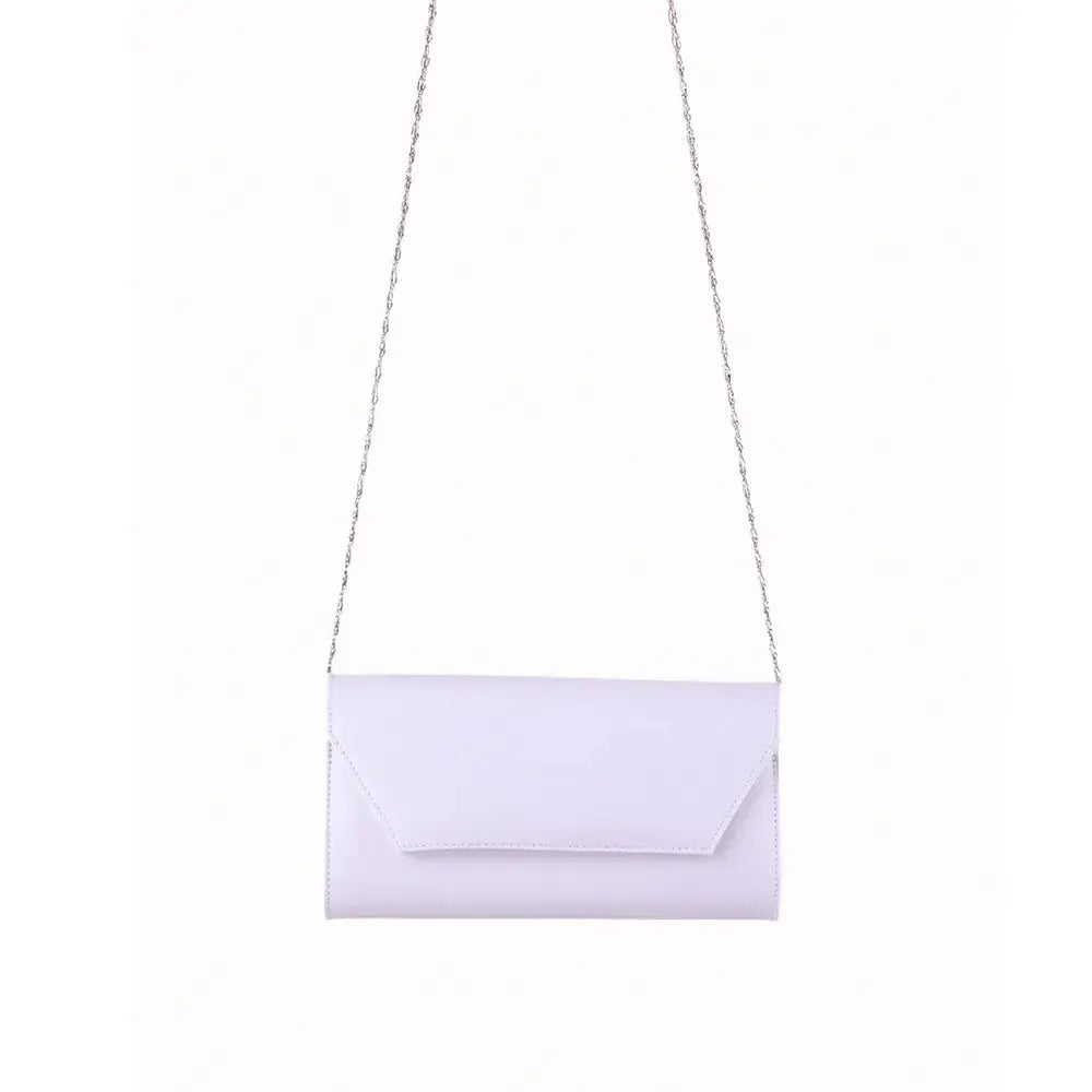 Beyaz Cilt Zincirli Abiye Çanta SH-01 RUBRICA 