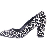 Dalmaçya Desenli Kısa Topuklu Ayakkabı MA-024