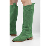 Green Western Cowboy Boots for Women RA-8011 image 2