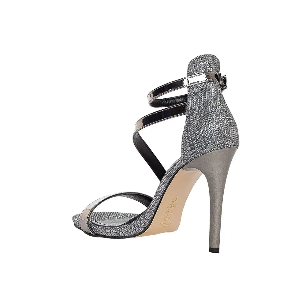 Gray Strappy Stiletto Heels for Women RA-802 image 2