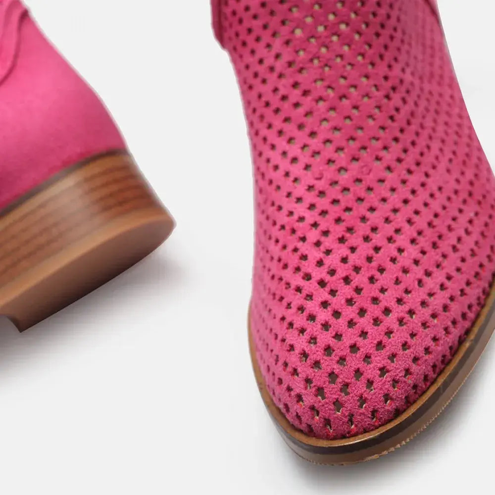 Fuşya Kadın Yazlık Delikli Bot RA-8010