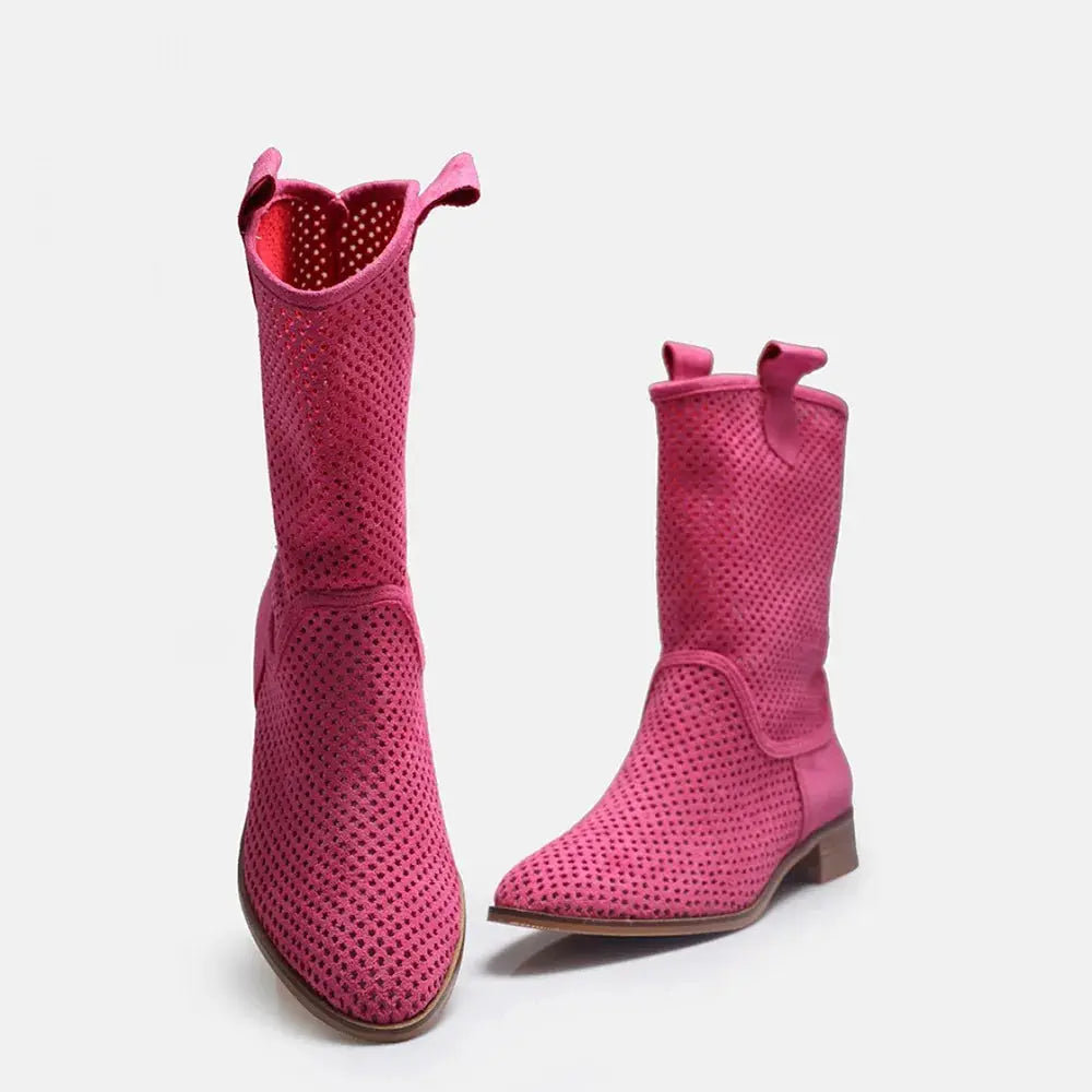 Fuşya Kadın Yazlık Delikli Bot RA-8010