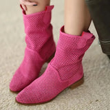 Fuşya Kadın Yazlık Delikli Bot RA-8010