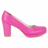 Fuşya Topuklu Platform Ayakkabı MT-01 RUBRICA 