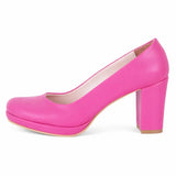 Fuşya Topuklu Platform Ayakkabı MT-01 RUBRICA 