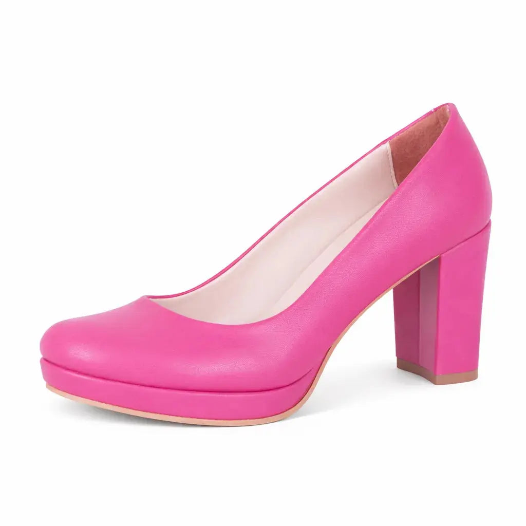 Fuşya Topuklu Platform Ayakkabı MT-01 RUBRICA 