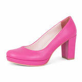 Fuşya Topuklu Platform Ayakkabı MT-01 RUBRICA 
