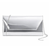 Gümüş Abiye Ayakkabı ve Çanta Kombin RA-021 RUBRICA 