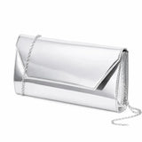 Gümüş Abiye Ayakkabı ve Çanta Kombin RA-021 RUBRICA 