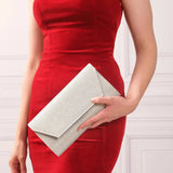 Gümüş Çupra Zincirli Abiye Çanta SH-01 RUBRICA 