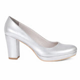 Gümüş Topuklu Platform Ayakkabı MT-01 RUBRICA 