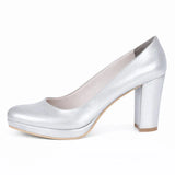 Gümüş Topuklu Platform Ayakkabı MT-01 RUBRICA 