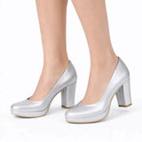 Gümüş Topuklu Platform Ayakkabı MT-01 RUBRICA 