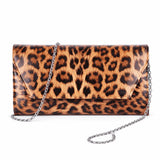 Leopar Baskı Stiletto Ayakkabı Çanta Takım RA-021
