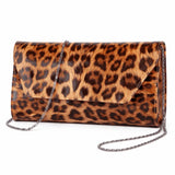 Leopar Baskı Topuklu Ayakkabı Çanta Takım RA-024 RUBRICA 