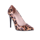 Leopar Rugan İnce Topuklu Stiletto Ayakkabı MA-021