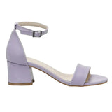 Lila Tek Bant Topuklu Ayakkabı RA-155