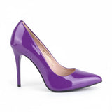 Mor Rugan İnce Topuklu Stiletto Ayakkabı MA-021