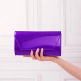 Mor Rugan Zincirli Abiye Çanta SH-01 RUBRICA 