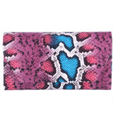 Pembe Baskı Stiletto Ayakkabı Çanta Takım RA-021