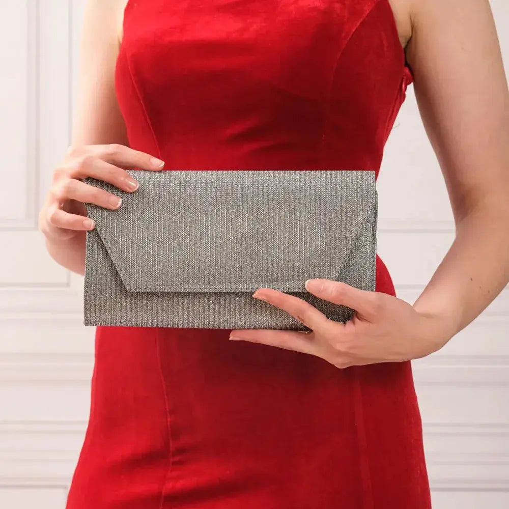 Platin Çupra Zincirli Abiye Çanta SH-01 RUBRICA 