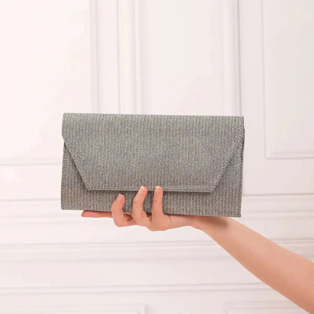 Platin Çupra Zincirli Abiye Çanta SH-01 RUBRICA 