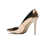 Rose Aynalı İnce Topuklu Stiletto Ayakkabı MA-021