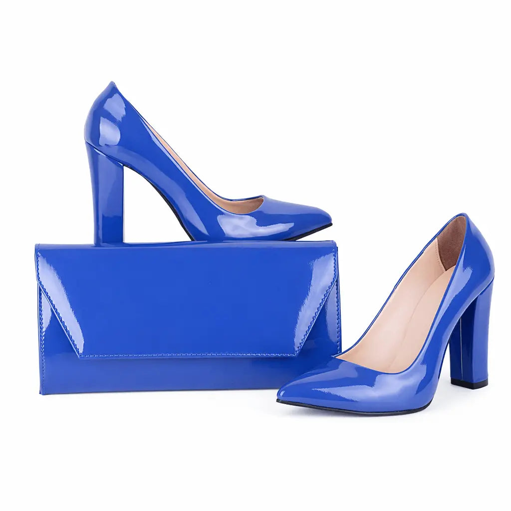 Saks Topuklu Ayakkabı Çanta Set RA-023 RUBRICA 