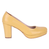 Sarı Topuklu Platform Ayakkabı MT-01 RUBRICA 