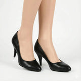 Siyah 7 cm Topuklu Ayakkabı MA-017