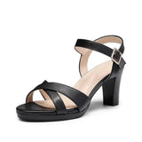 Siyah Bilekten Bağlamalı Sandalet RA-160
