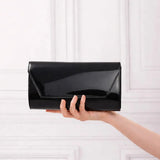 Siyah Rugan Zincirli Abiye Çanta SH-01 RUBRICA 